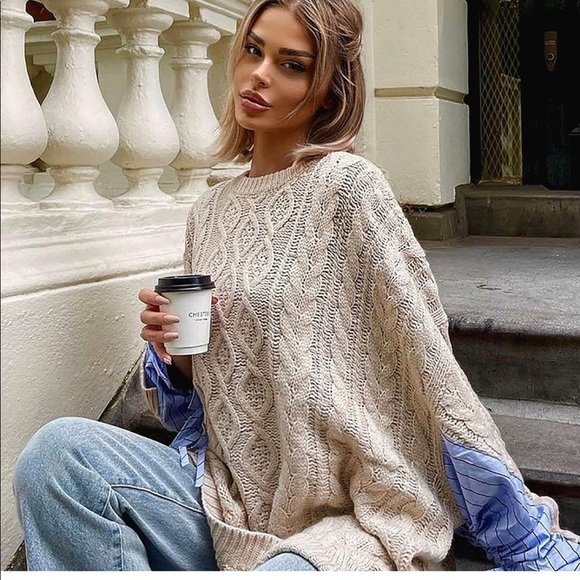 Fashion Nova Sweaters - Fashion Nova Cozy & Chic Oversized Knit Sweater